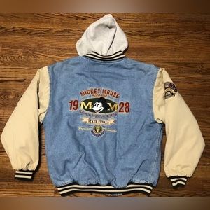 Vintage Disney Mickey Mouse League Champs Jacket 1928